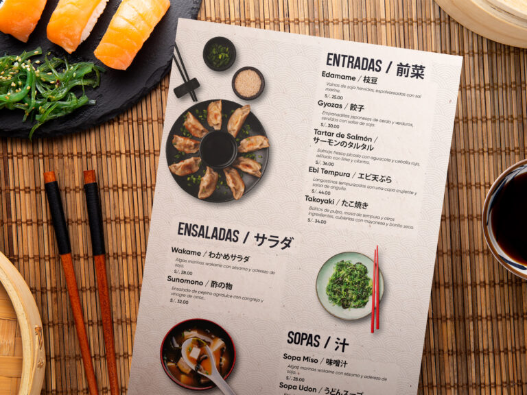 menu carta